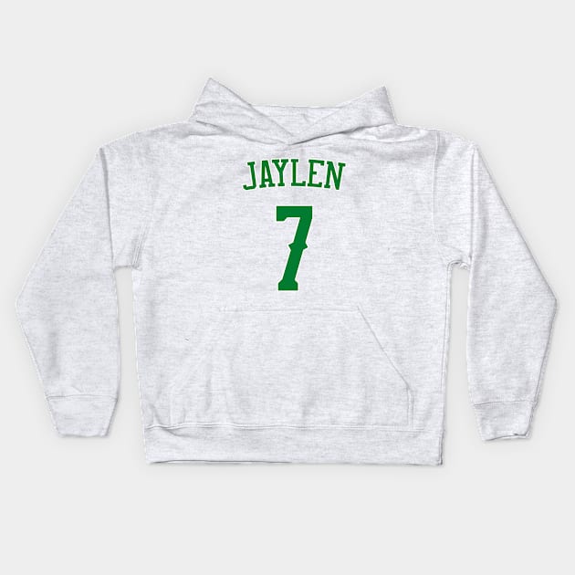 Boston Celtics 7 Kids Hoodie by Cabello's